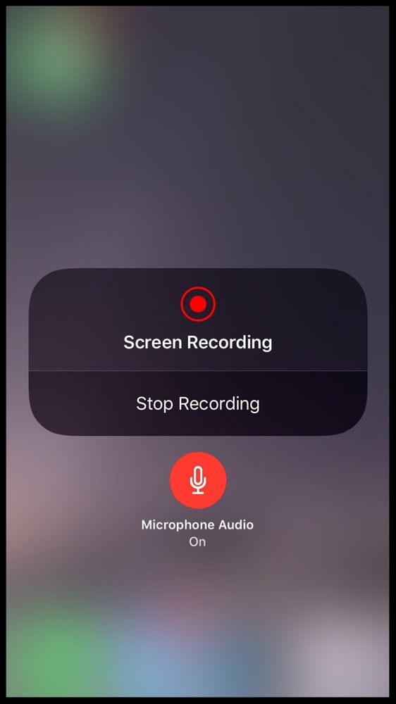 stop recording iphone 