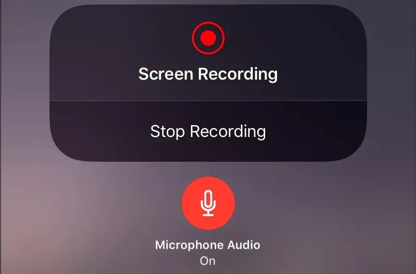 record screen on an ipad with microphone audio