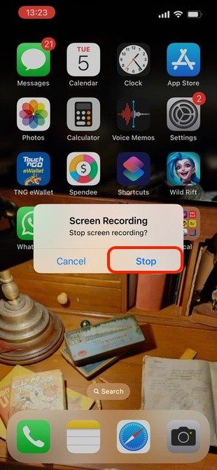 stop screen-recording your iphone