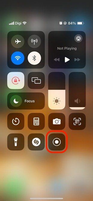 iphone screen recorder shortcut