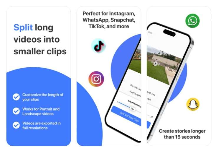 use split video app to split video for instagram story on ios