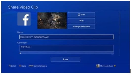 Ps4 video clip clearance settings