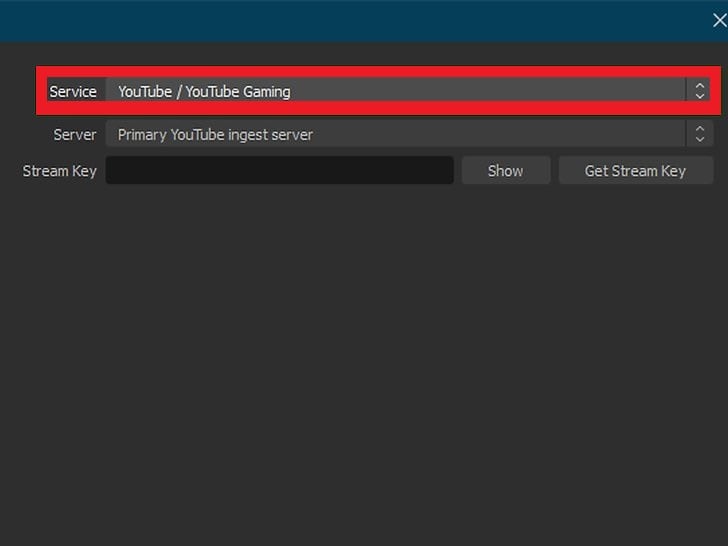 streaming on youtube using obs