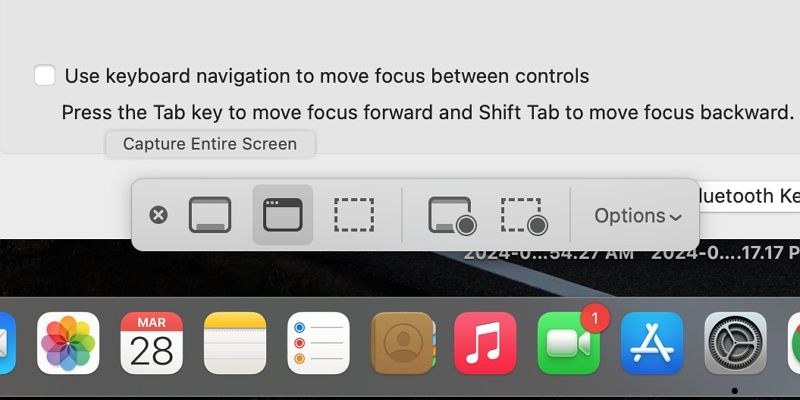 screenshot on mac using screenshot menu