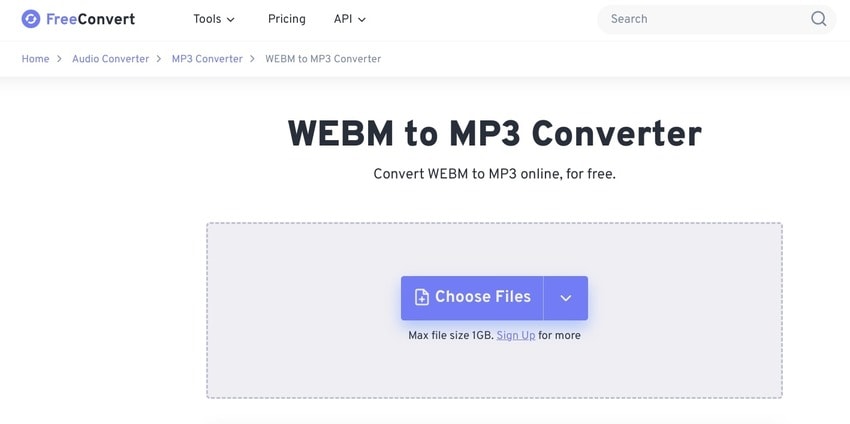 freeconvert webm to mp3 converter