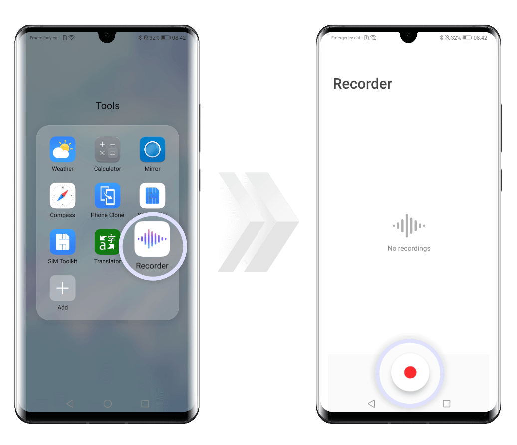 voice recorder for huawei