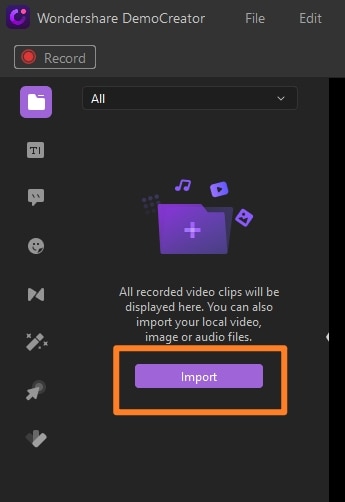 import video to split