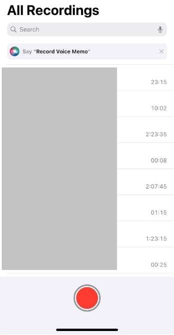 iphone voice memos