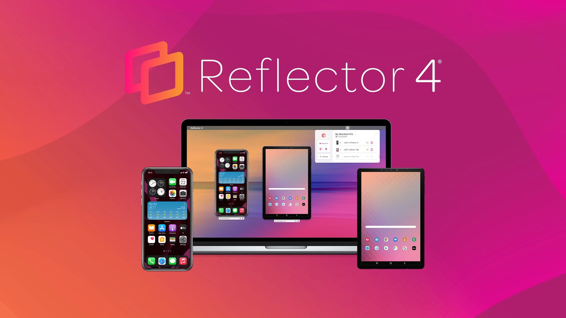 reflector screen mirroring