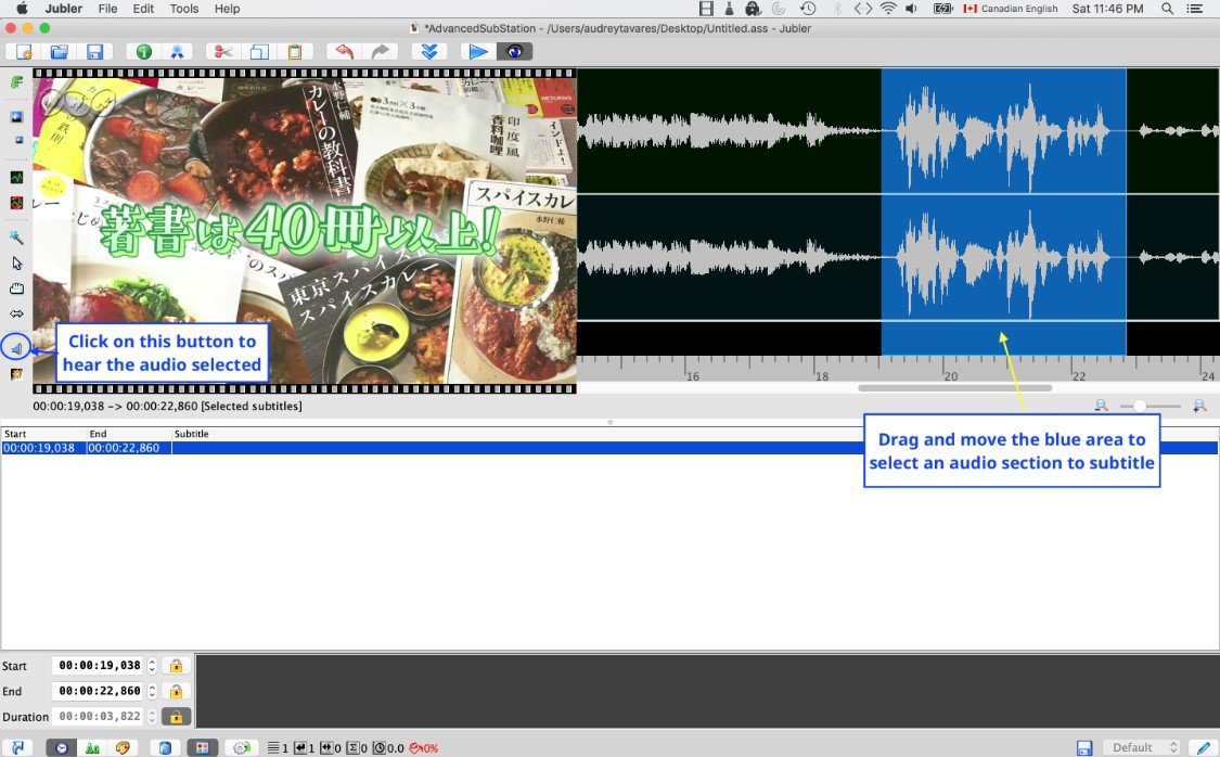 jubler free subtitle software mac