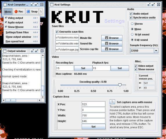 grabadora de pantalla krut