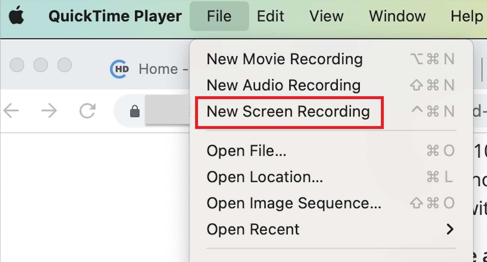 record webinar on mac quicktime player