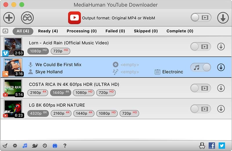 record music from youtube on mac for free