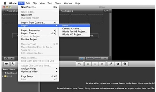 how to merge 2 videos together imovie
