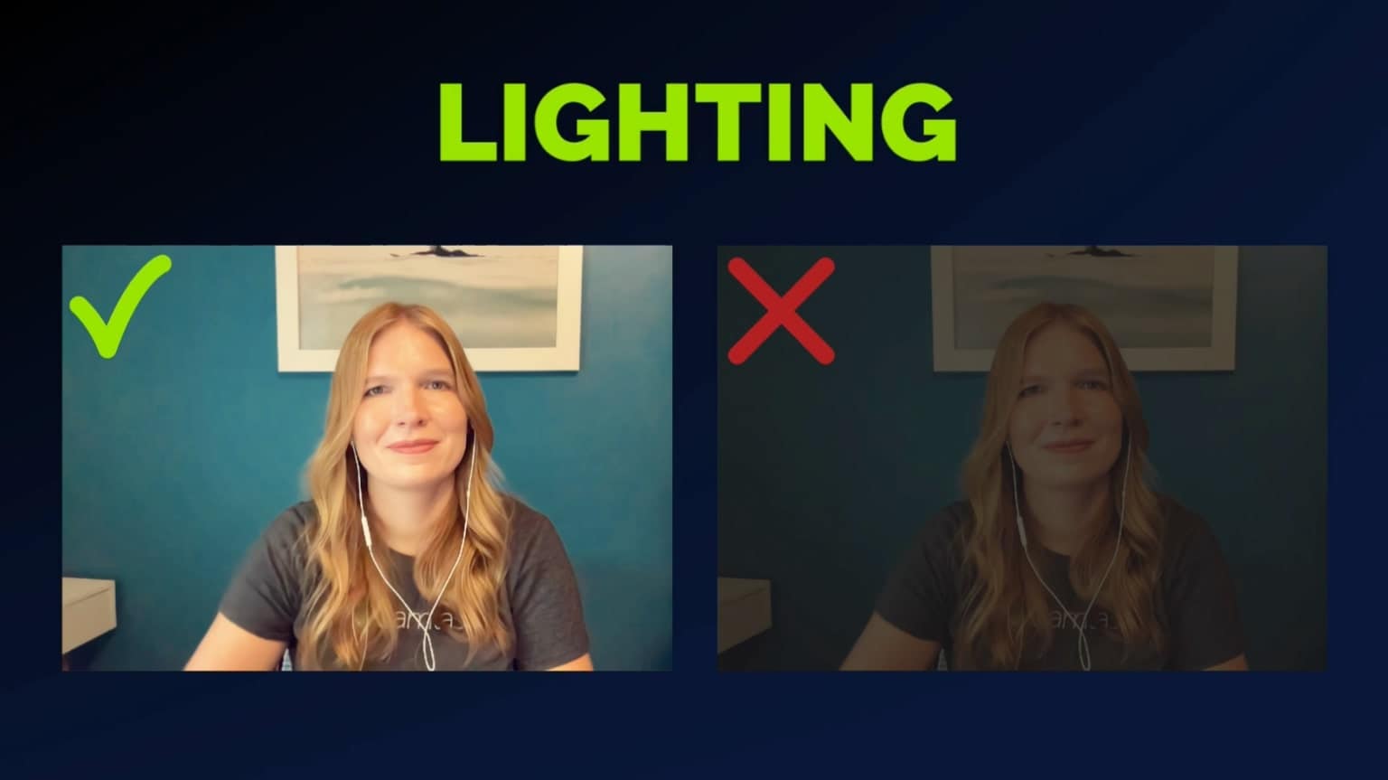 choose videos with good lighting for background removal