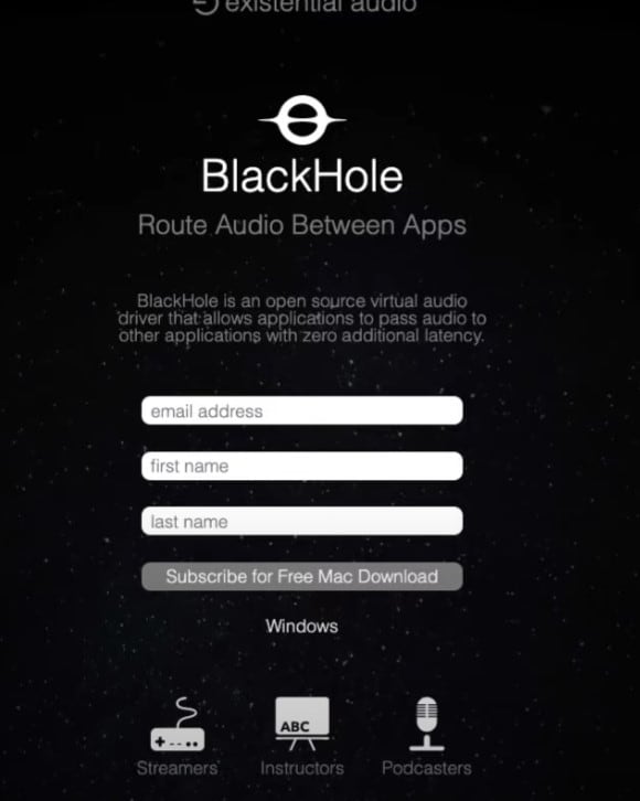 black hole home