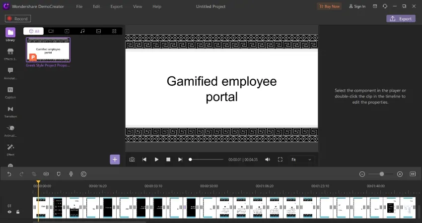 convertir ppt en vidéo mp4 dans DemoCreator