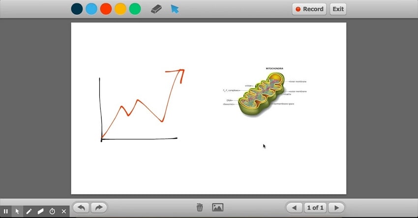 educreations online whiteboard tool