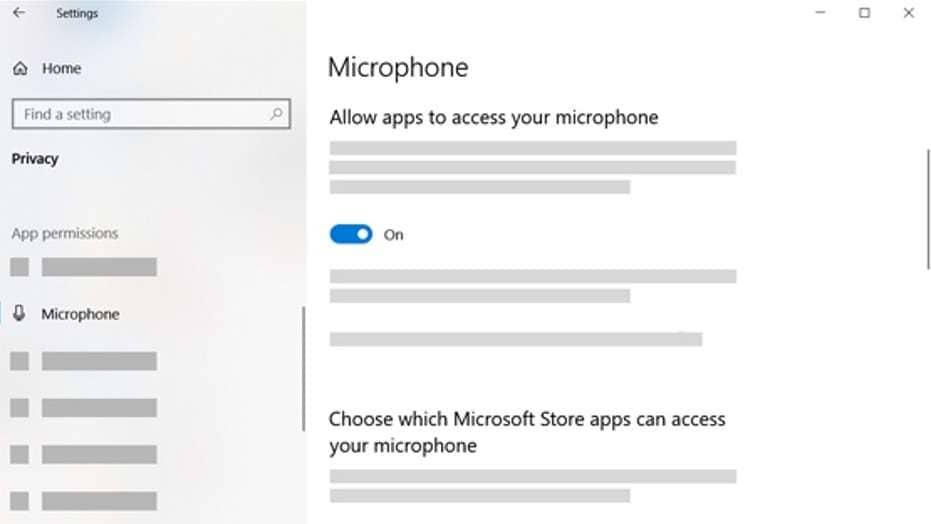 microphone settings windows