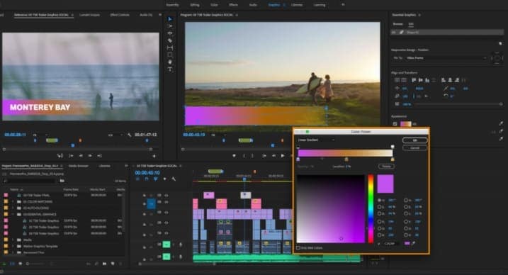 premiere pro split screen