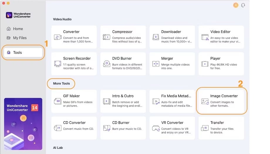 abre el convertidor de imágenes