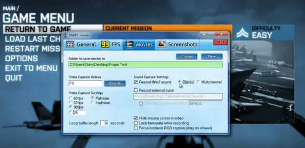 fraps game recorder