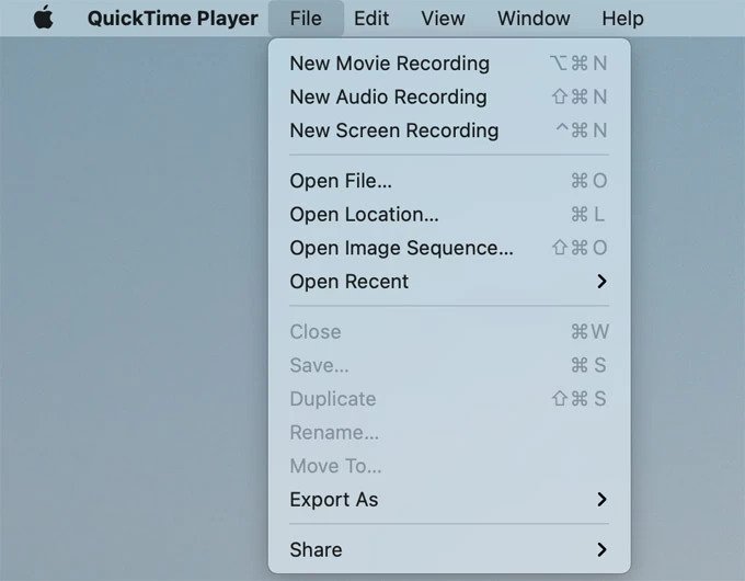 select new audio recording