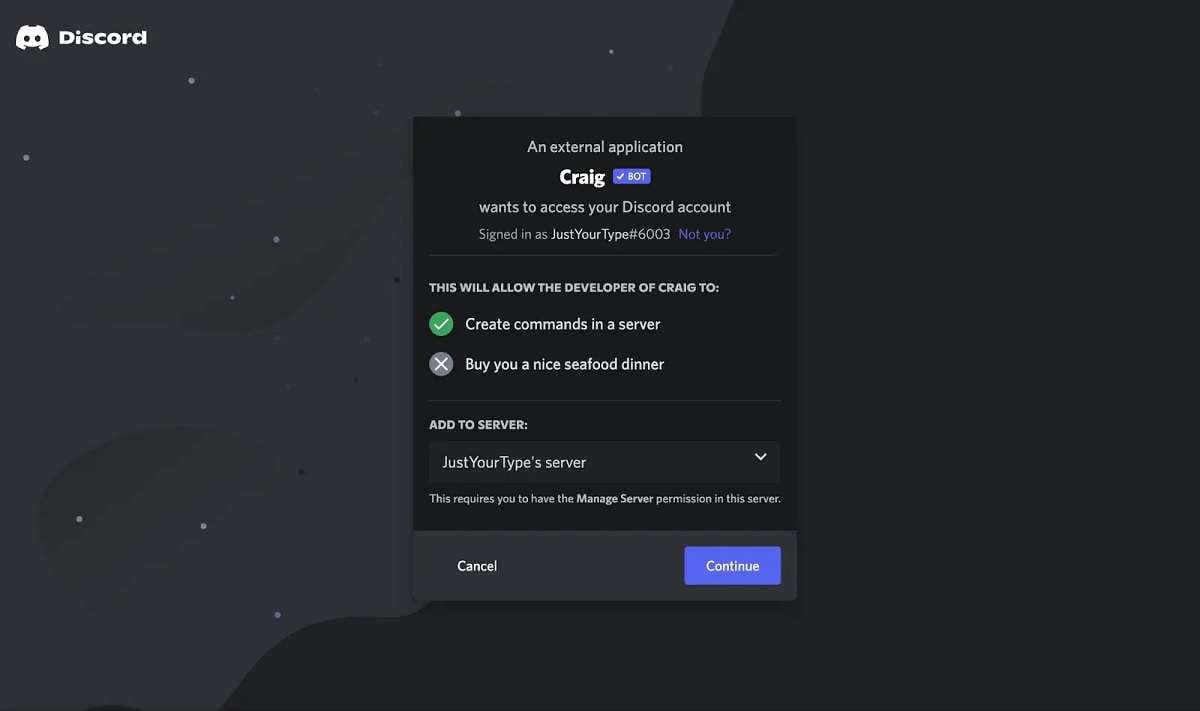 craig discord window