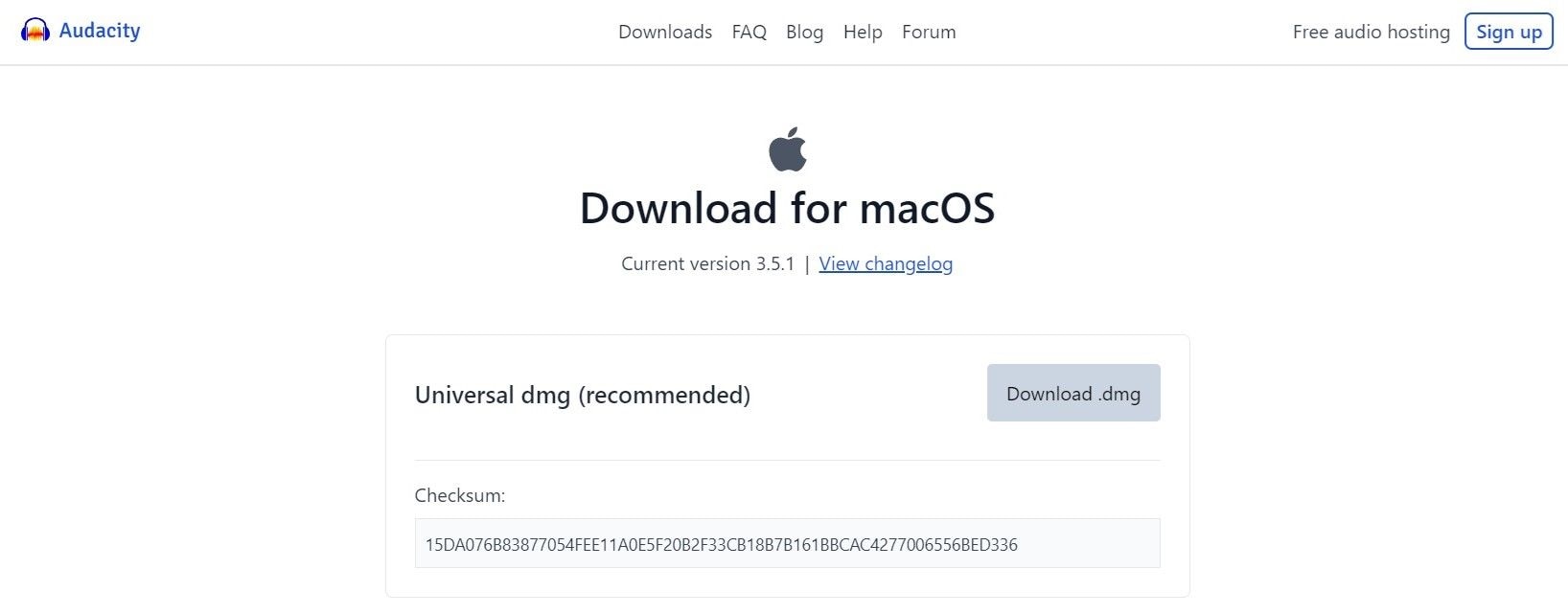 download the audacity dmg for mac