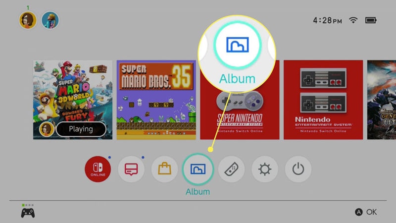 switch album application