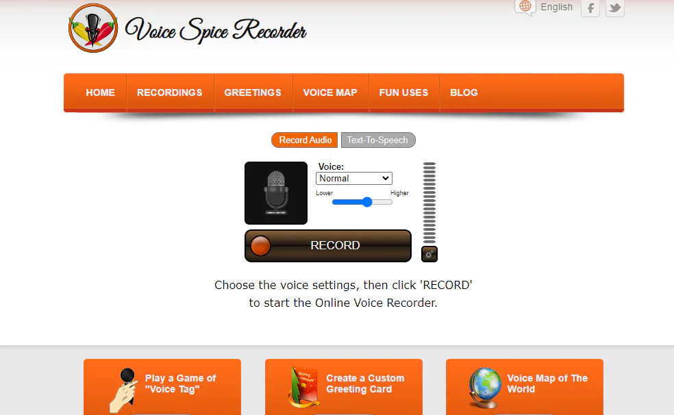 voice spice online voice recorder 