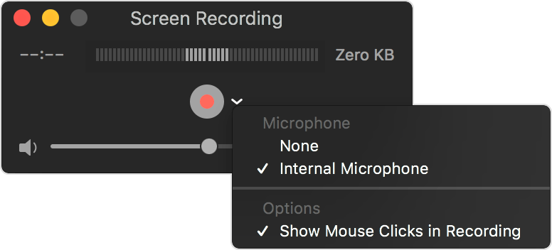 customize recording settings 