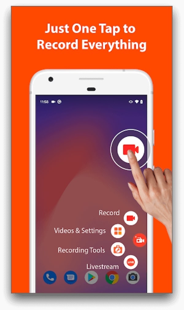 az screen recorder para android