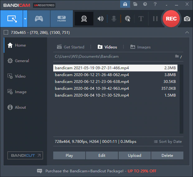 bandicam codec download