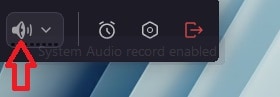 turn off system sounds recording