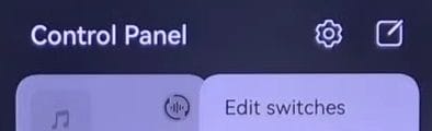 edit switches on huawei's control panel