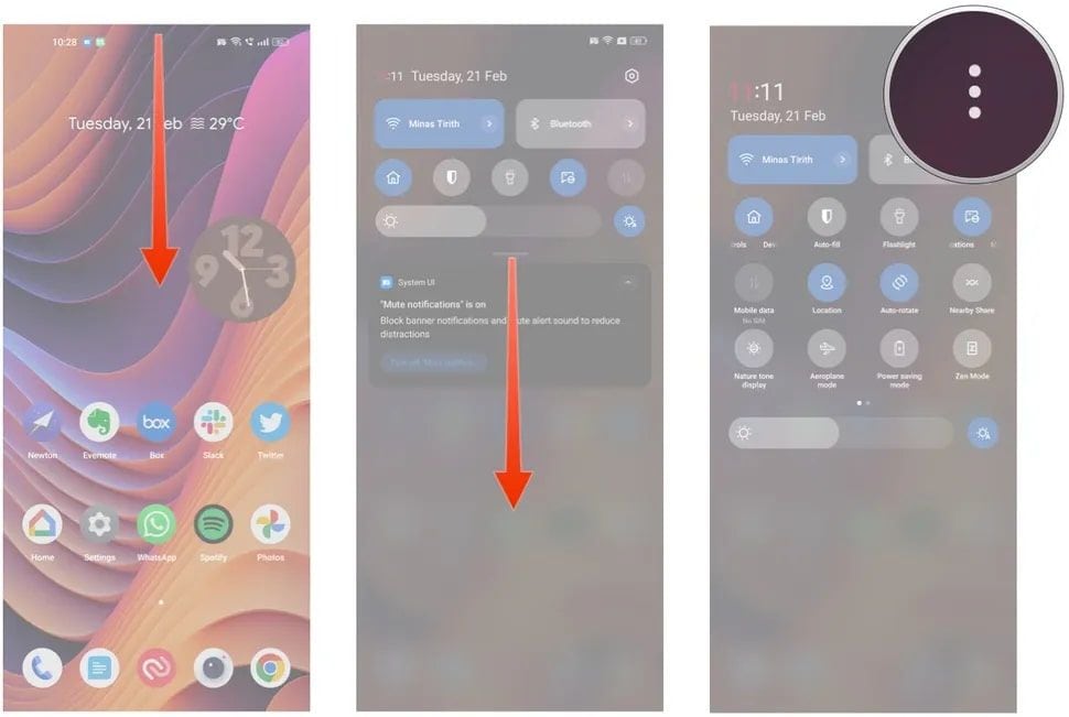 find oneplus's screen recorder tool