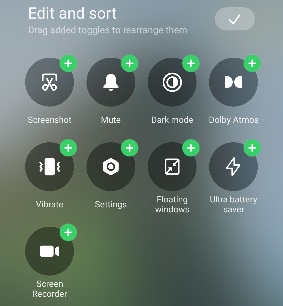 add the screen recorder system toggle
