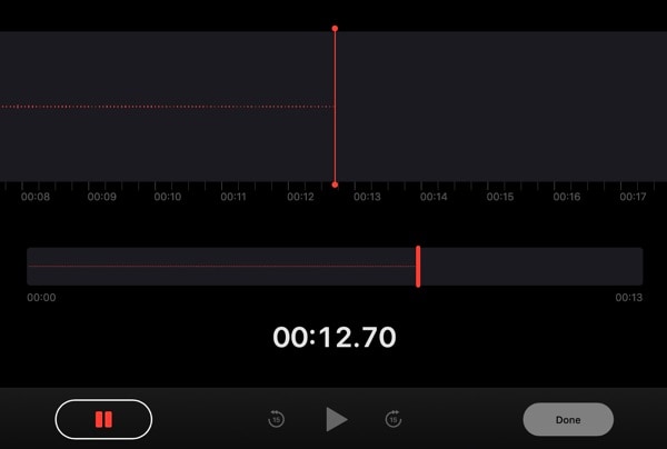 piste d'enregistrement voice memos