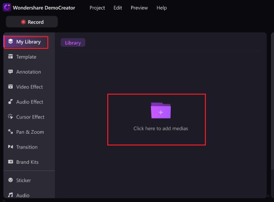 importar videos grabados de hulu a wondershare democreator