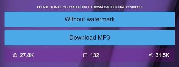 download without tiktok watermark