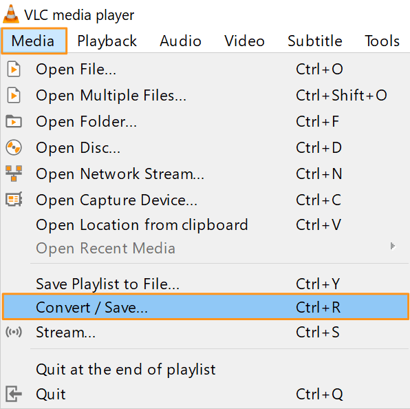 rotate and save the video in vlc 