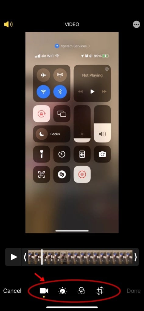 screen record in iphone 12 save