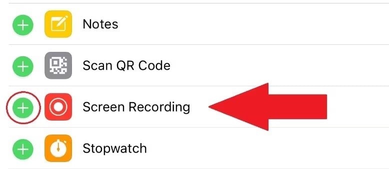 enable iphone screen recording