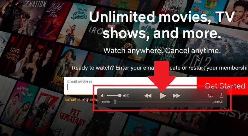 screen record Netflix on mac with quicktime