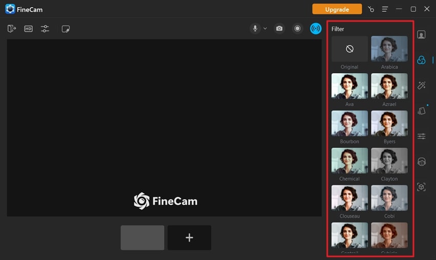select finecam filter