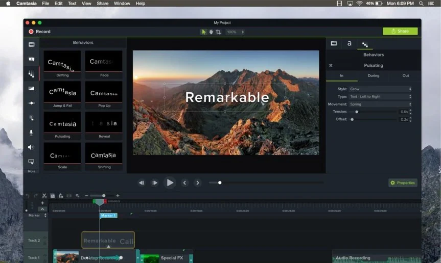 camtasia screen recorder for mac