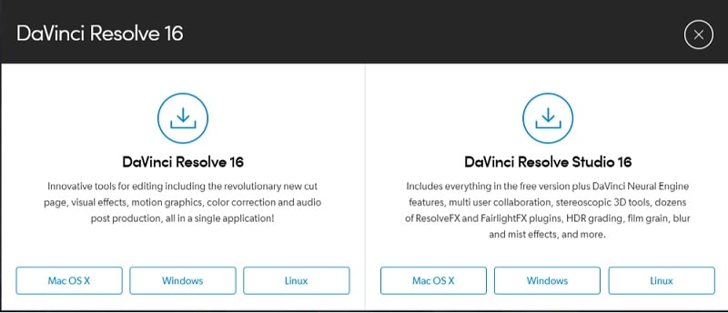 davinci resolve free download for windows 7 needs dongle