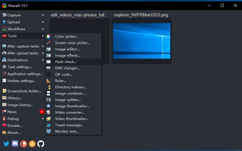 linux sharex alternative