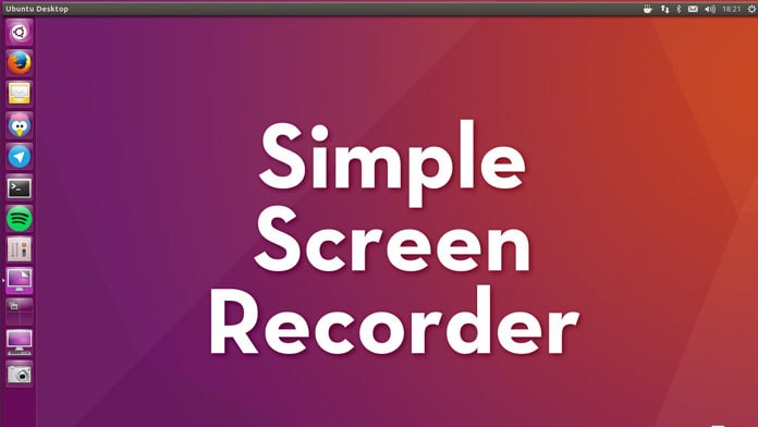 simple screen recorder